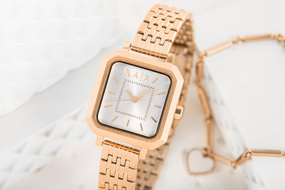 Zegarek Damski + Bransoletka ARMANI EXCHANGE AX7164SET + BOX – zdjęcie 4