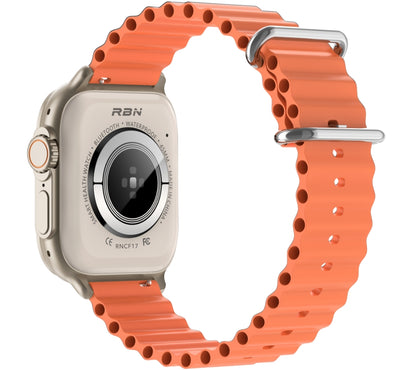 Smartwatch Męski RUBICON RNCF17 Tytan/Orange SMARUB269 – zdjęcie 4