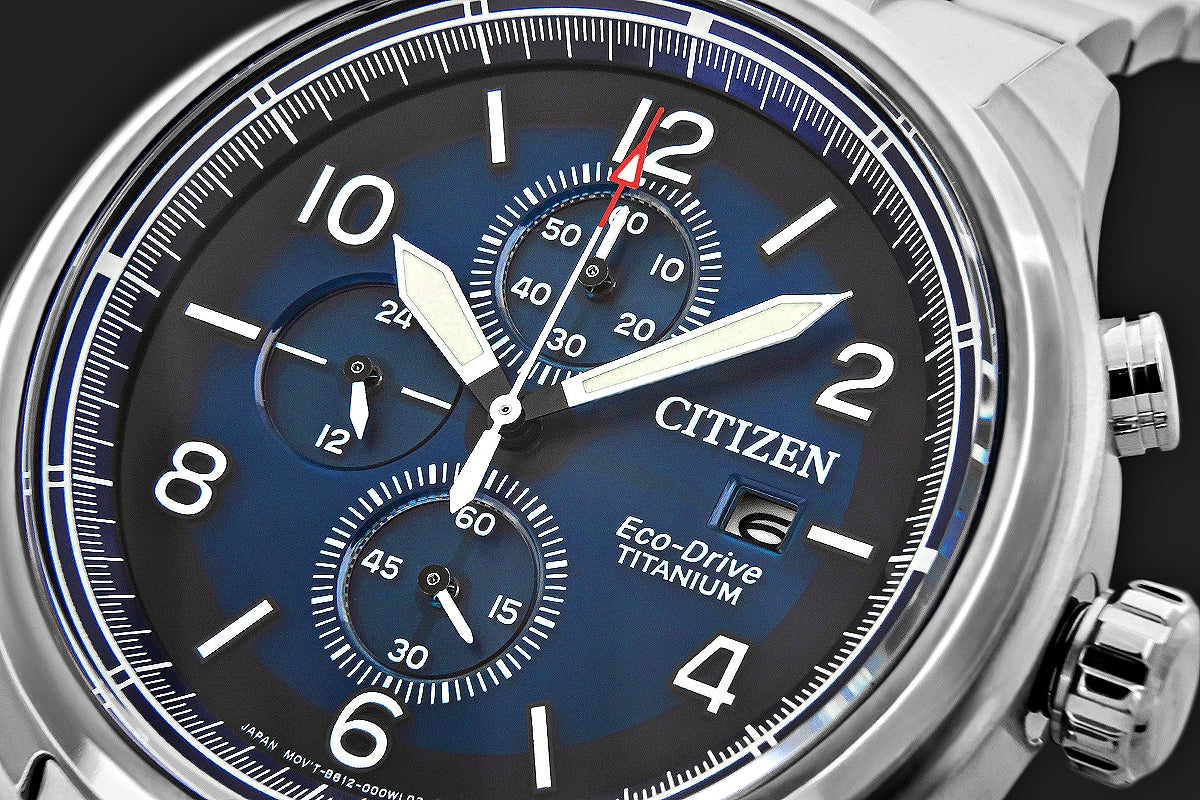 Zegarek Męski CITIZEN Super Titanium Eco-Drive CA0810-88L + BOX – zdjęcie 4