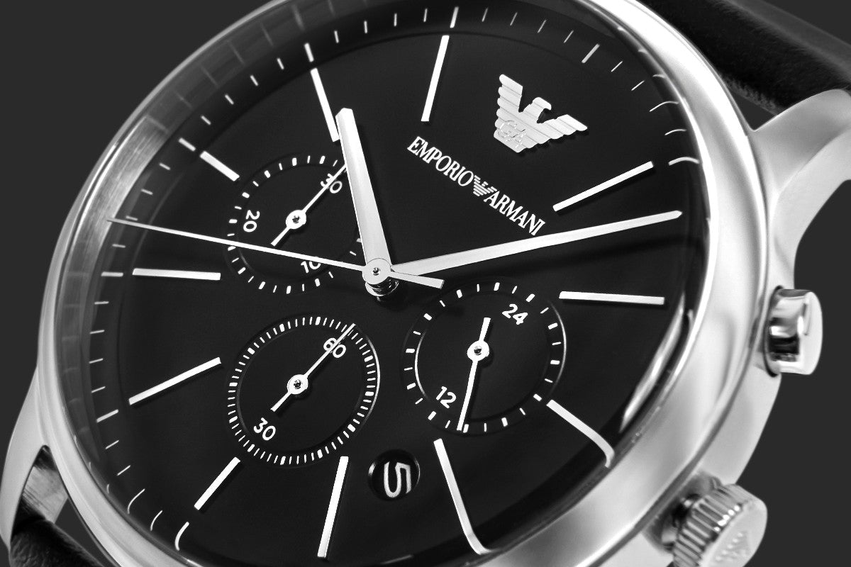Zegarek Męski EMPORIO ARMANI Minimalist Chronograph AR11774 + BOX – zdjęcie 4