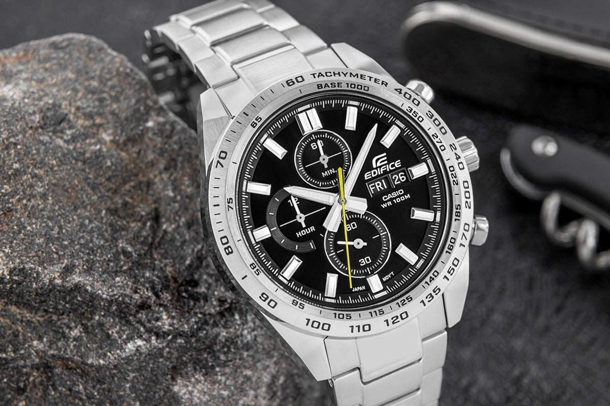 Zegarek Męski CASIO EDIFICE EFR-574D-1AVUEF + BOX – zdjęcie 4