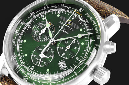 Zegarek Męski ZEPPELIN 100 Jahre Chronograph 8680-4 + BOX – zdjęcie 4
