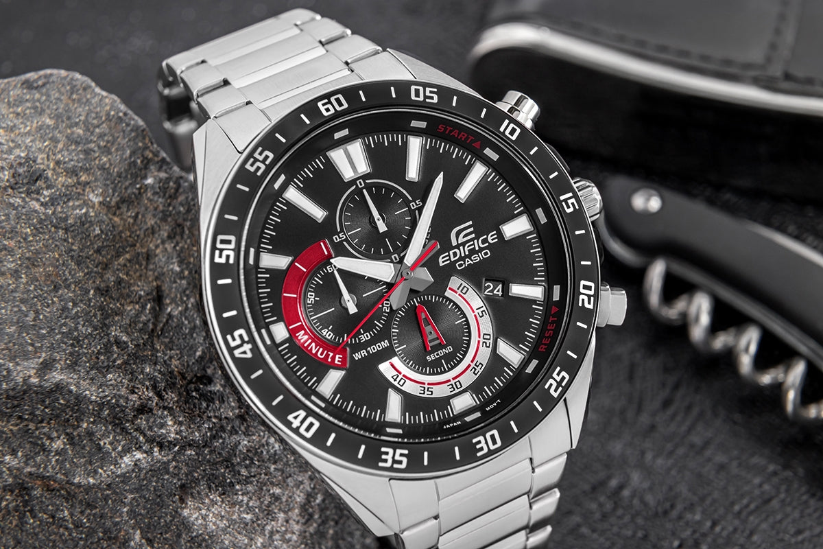 Zegarek Męski CASIO EDIFICE EFV-620D-1A4VUEF + BOX – zdjęcie 4