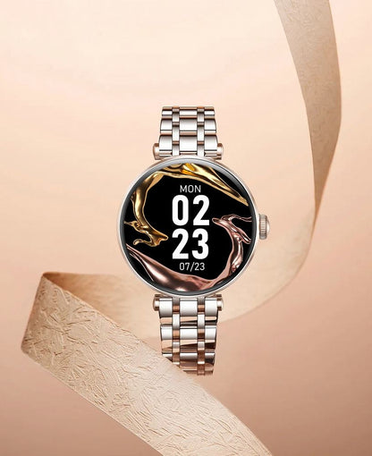 Smartwatch Gravity Różowe Złoto Czarny 2 Paski GT26-6 – zdjęcie 4