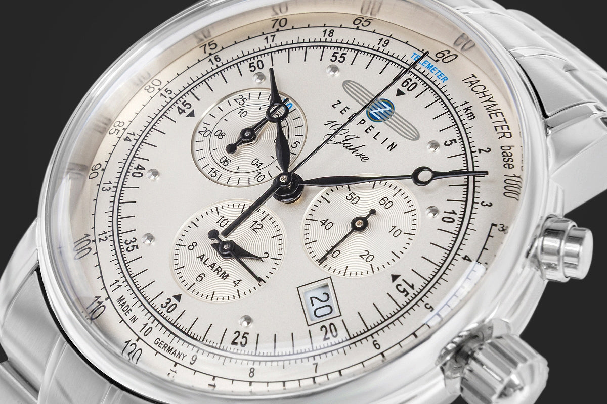 Zegarek Męski ZEPPELIN 100 Jahre Chronograph 7680MB-1 + BOX – zdjęcie 4