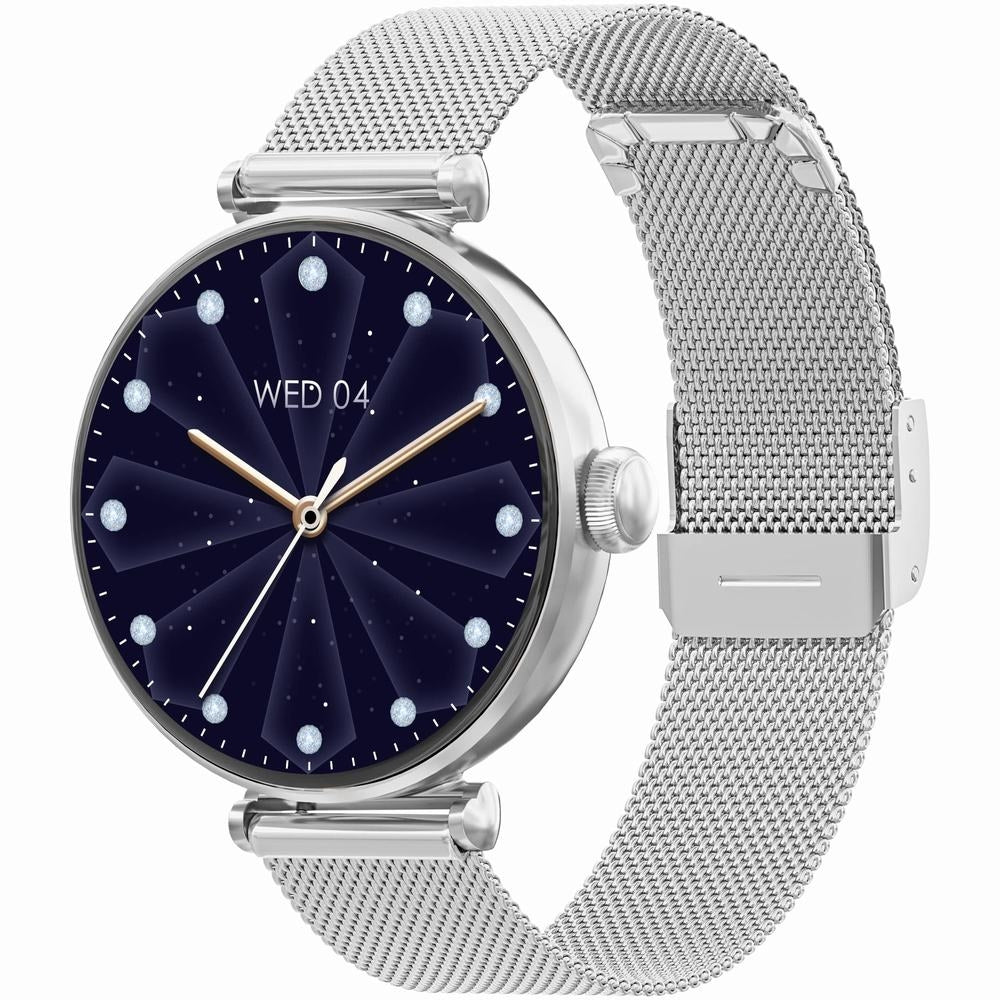 Smartwatch Gravity Srebrno Biały 2 Paski GT26-8 – zdjęcie 4