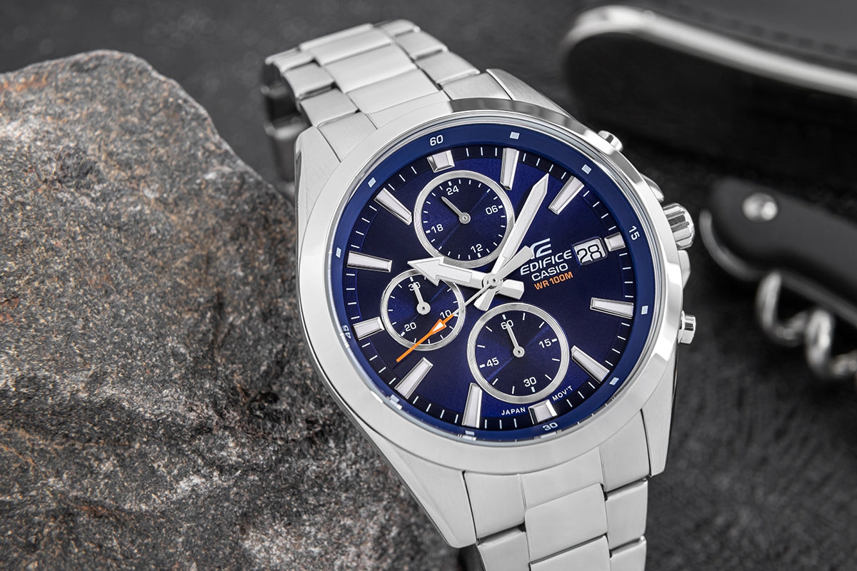 Zegarek Męski CASIO EDIFICE EFV-560D-2AVUEF + BOX – zdjęcie 4