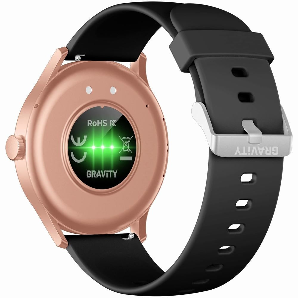 Smartwatch Gravity Czarno Różowy GT2-2 PRO – zdjęcie 4
