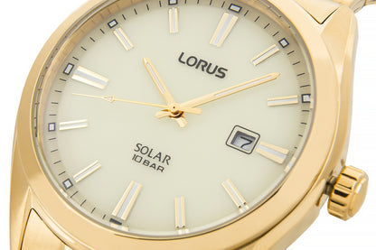 Zegarek Męski LORUS Solar Gold RX338AX9 + BOX – zdjęcie 4