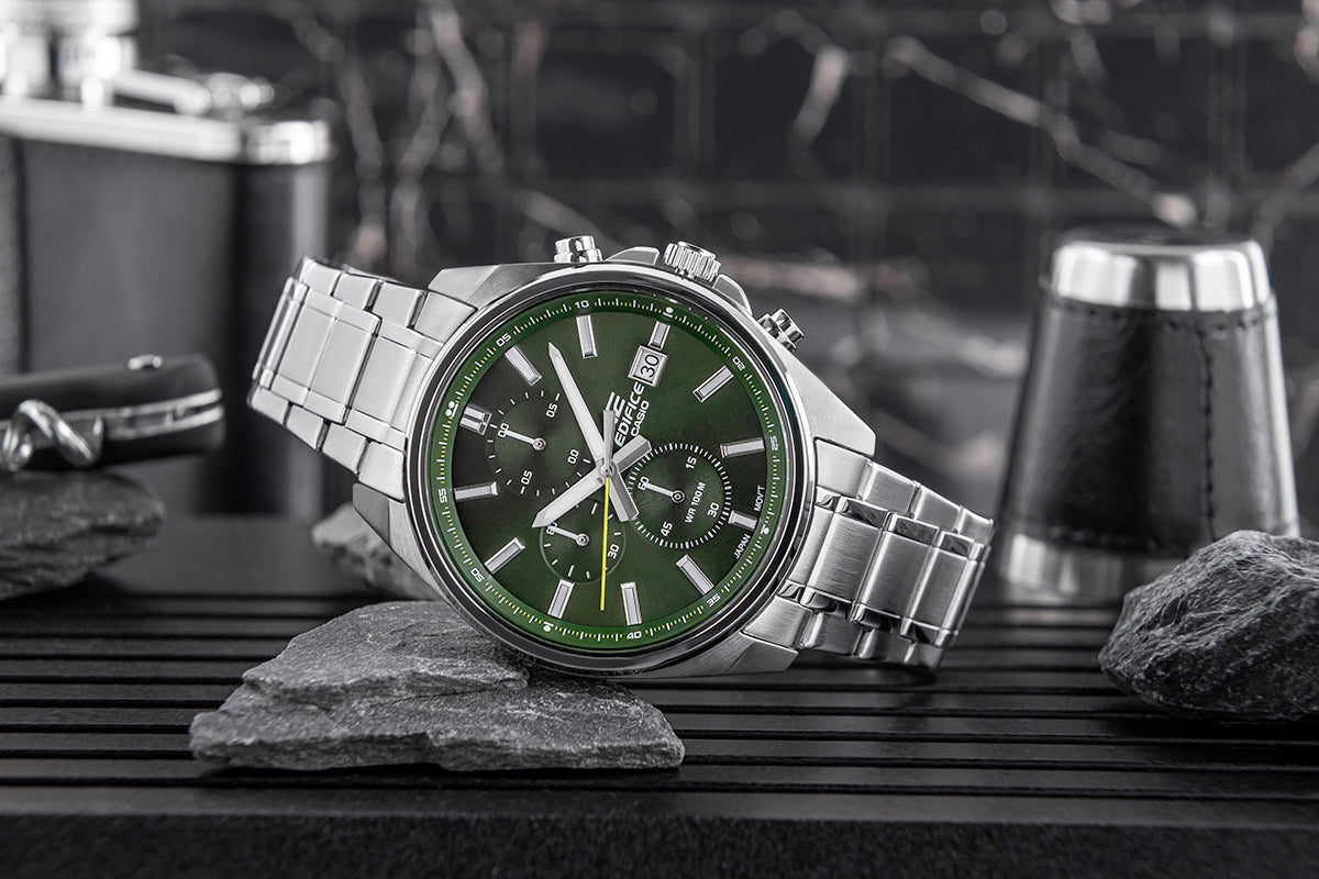 Zegarek Męski CASIO EDIFICE EFV-610D-3CVUEF + BOX – zdjęcie 5