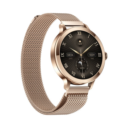 Smartwatch Damski VELTORI VT340-1 Złota Bransoleta + Różowy Pasek – zdjęcie 7