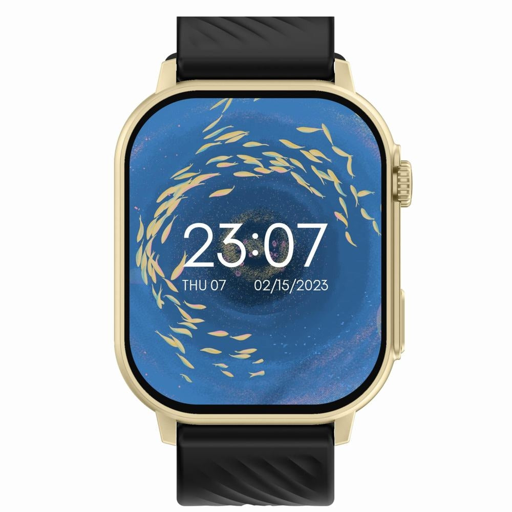 Smartwatch Gravity GT15-6 Czarny Pasek Silikonowy + Złota Bransoleta – zdjęcie 5