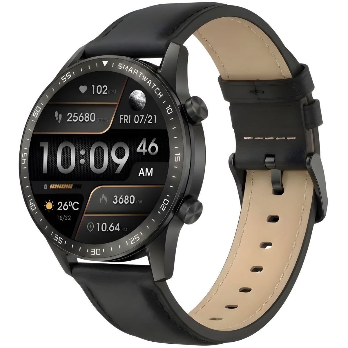 Smartwatch Gravity Czarny 2 Paski GT10-2 – zdjęcie 7