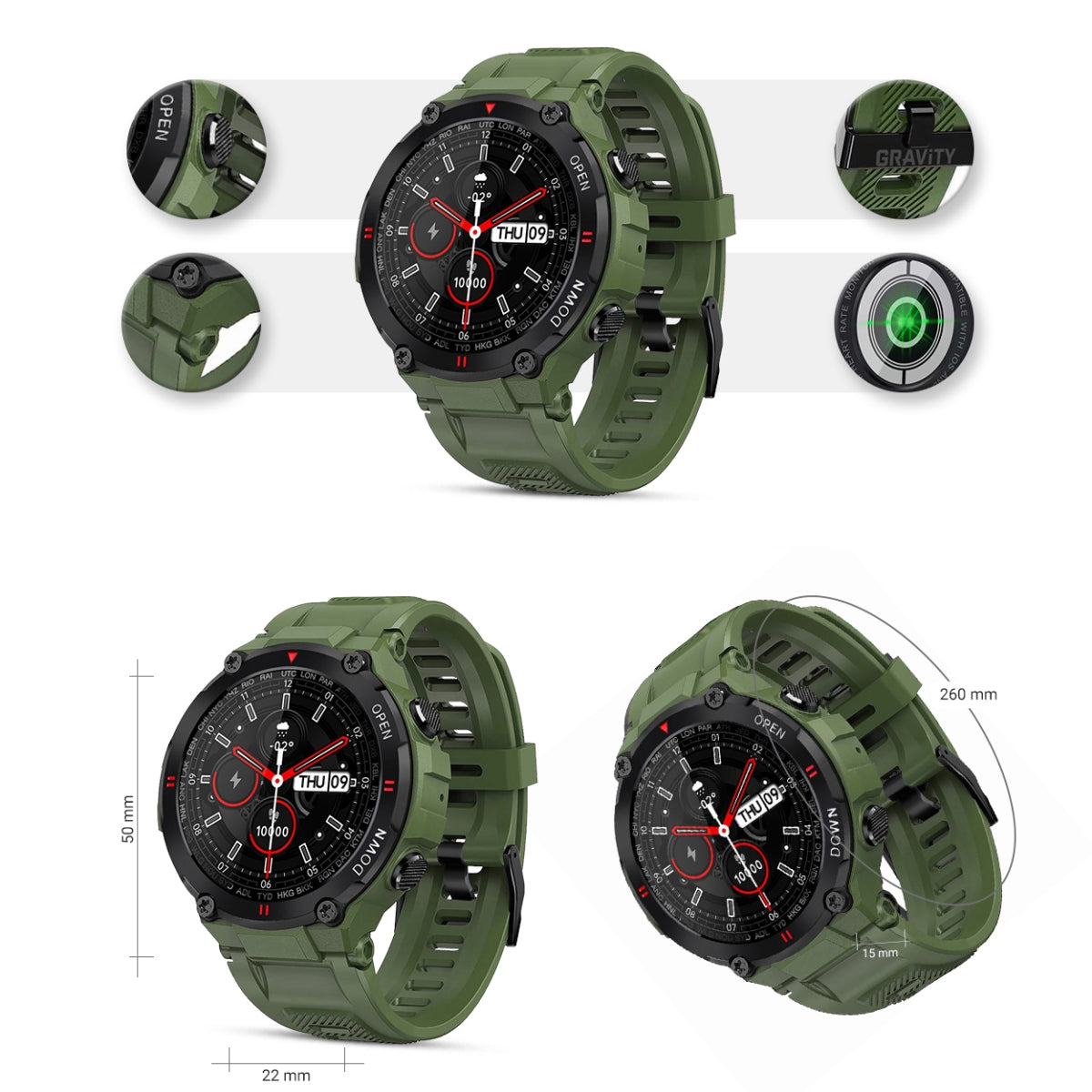 Smartwatch Gravity GT7-3 – zdjęcie 7