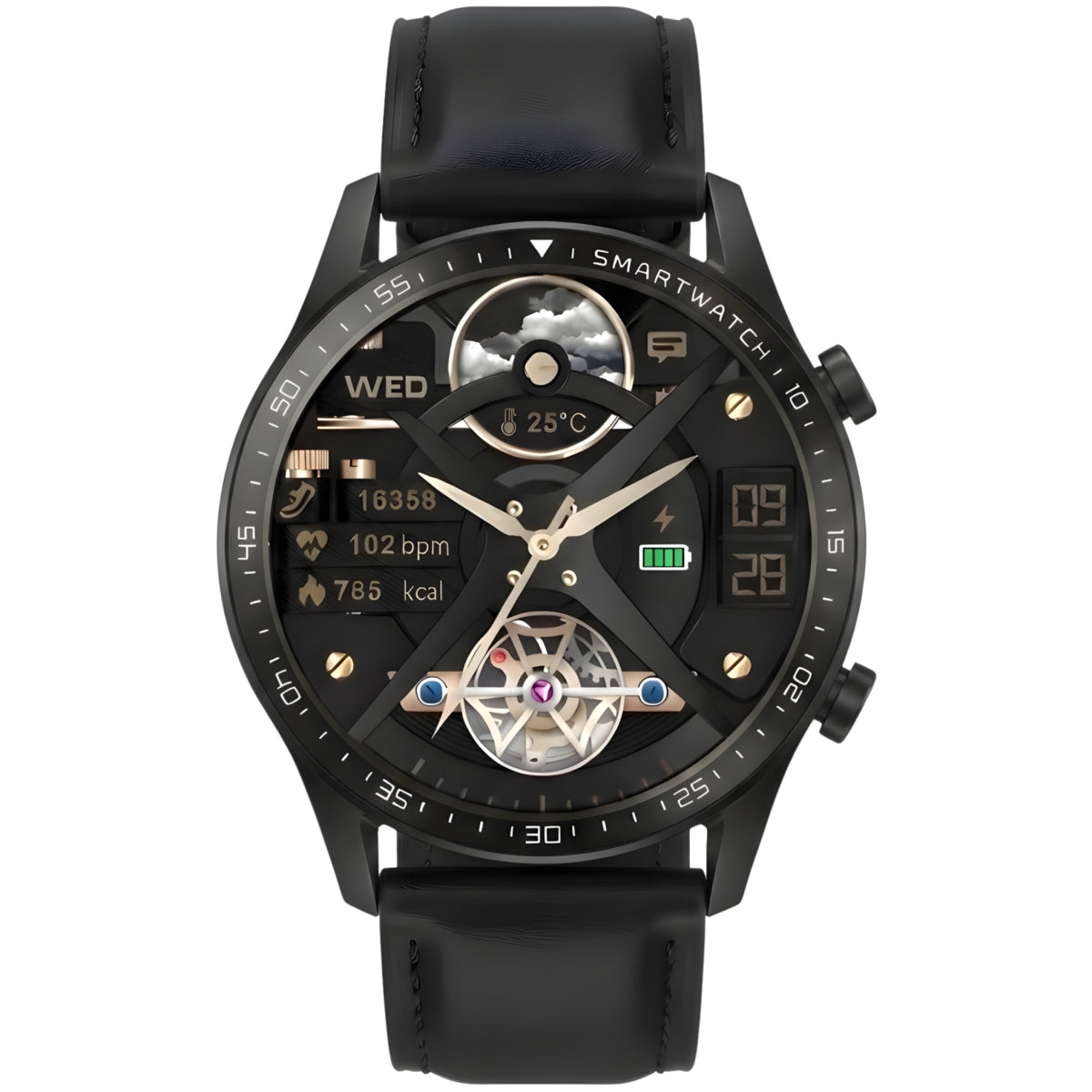 Smartwatch Gravity Czarny 2 Paski GT10-2 – zdjęcie 8