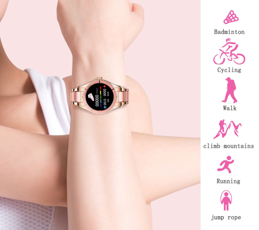 Smartwatch Damski Rubicon RNCE82 Różowy – zdjęcie 11