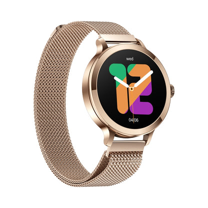 Smartwatch Damski VELTORI VT340-1 Złota Bransoleta + Różowy Pasek – zdjęcie 9