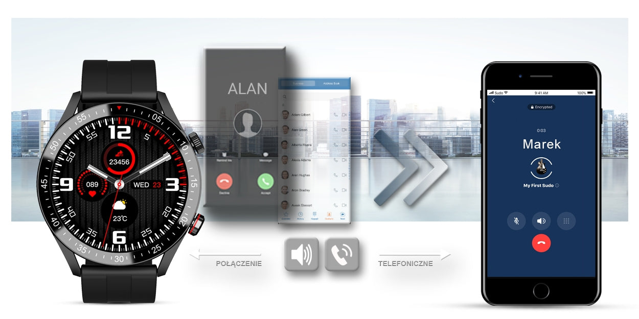 Smartwatch Męski Gravity GT4-1 – zdjęcie 9
