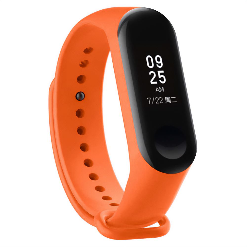 Pasek silikonowy do Xiaomi 5/6 - pomarańczowy – zdjęcie 4