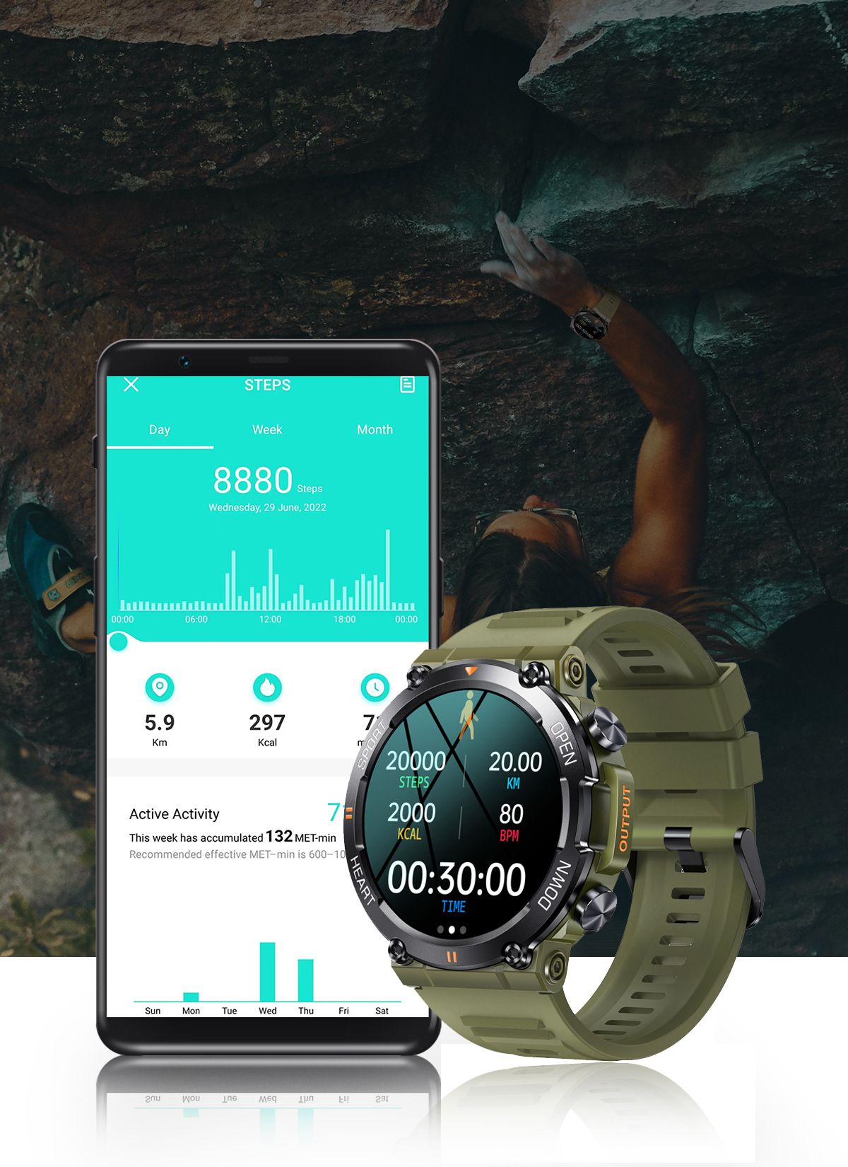 Smartwatch Gravity GT7-6 PRO – zdjęcie 7