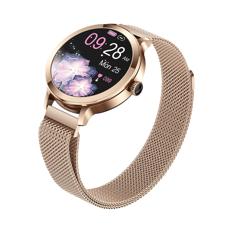 Smartwatch Damski VELTORI VT340-1 Złota Bransoleta + Różowy Pasek – zdjęcie 10