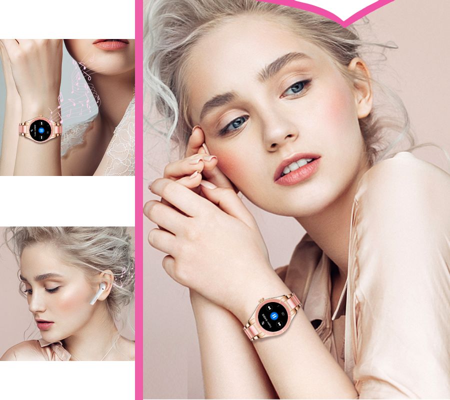 Smartwatch Damski Rubicon RNCE82 Różowy – zdjęcie 12