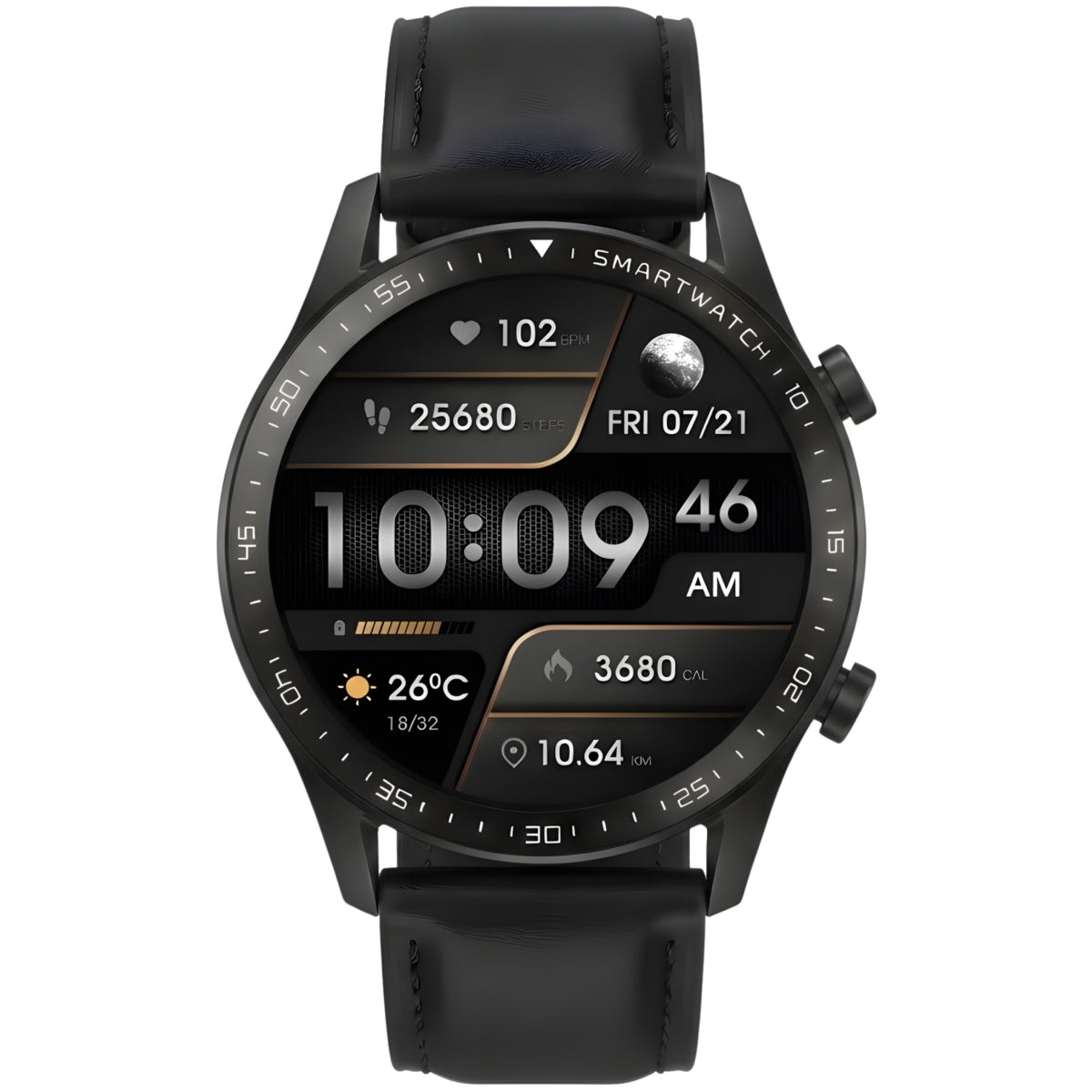 Smartwatch Gravity Czarny 2 Paski GT10-2 – zdjęcie 10
