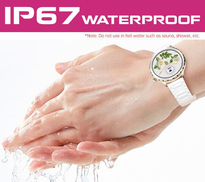 Smartwatch Damski Rubicon RNCF02-1 Srebrno-Srebrny + Czarny Silikonowy – zdjęcie 15