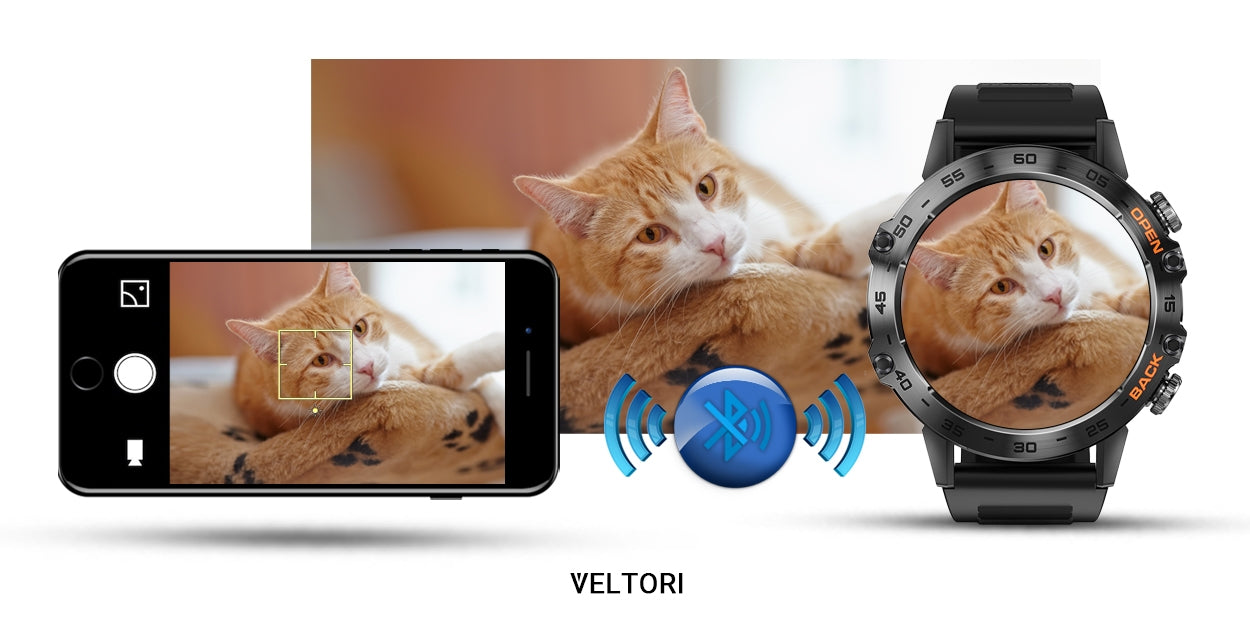 Smartwatch VELTORI VT120-1 Czarny Pasek Silikonowy – zdjęcie 12