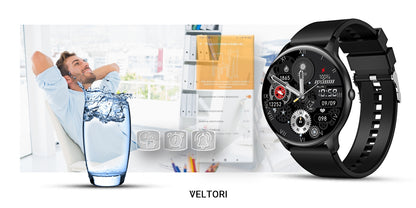 Smartwatch VELTORI VT160-1 Czarny Pasek Silikonowy – zdjęcie 12