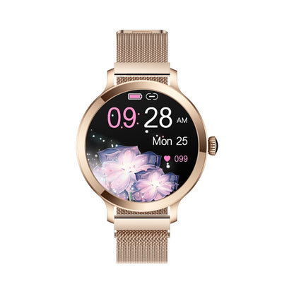 Smartwatch Damski VELTORI VT340-1 Złota Bransoleta + Różowy Pasek – zdjęcie 13