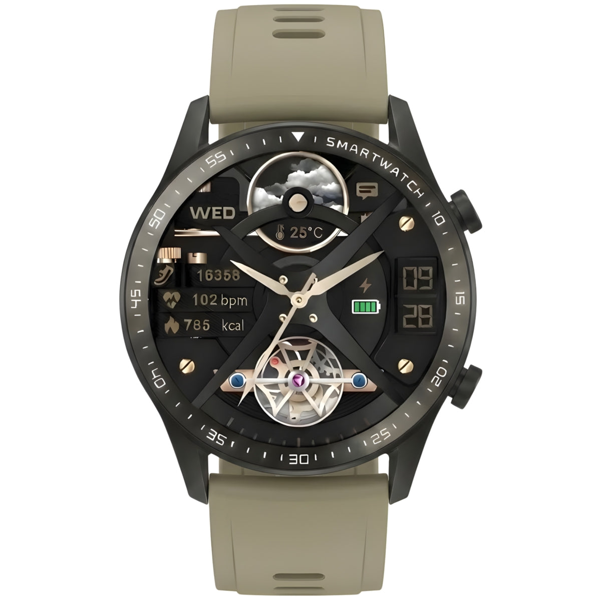 Smartwatch Gravity Czarny 2 Paski GT10-2 – zdjęcie 12