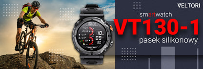 Smartwatch VELTORI VT130-1 Czarny Pasek Silikonowy – zdjęcie 13