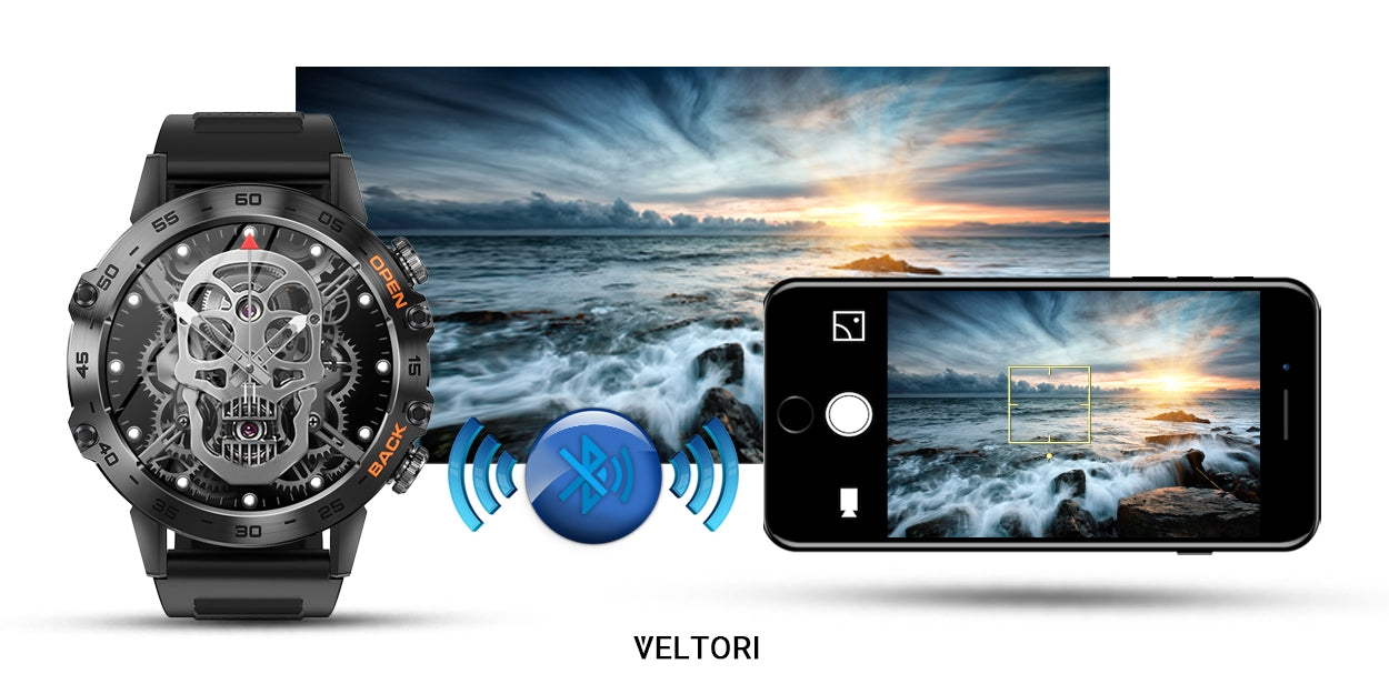 Smartwatch VELTORI VT120-1 Czarny Pasek Silikonowy – zdjęcie 13