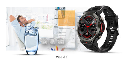Smartwatch VELTORI VT140-1 Czarny Pasek Silikonowy – zdjęcie 13