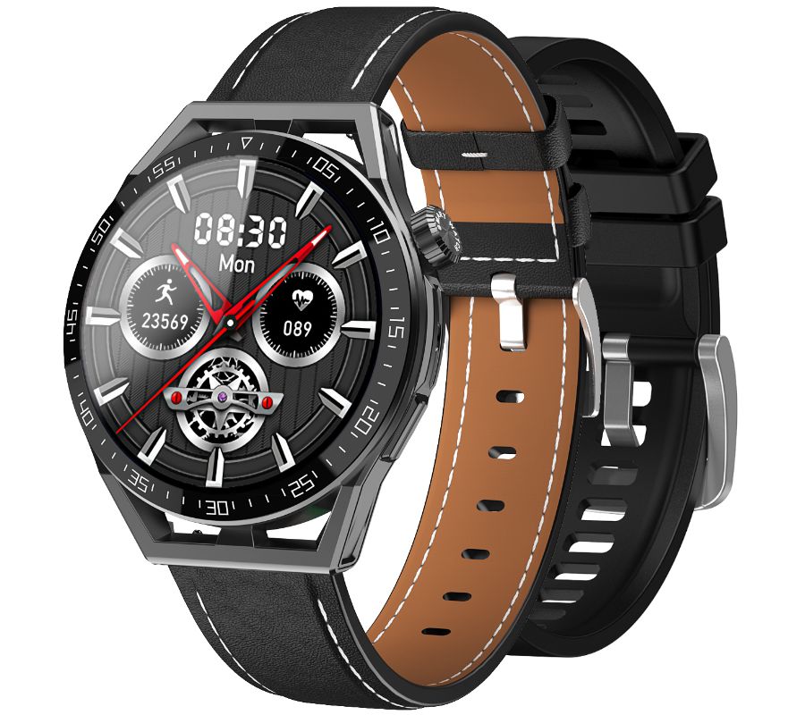 Smartwatch  Rubicon RNCE88-1 Czarny- Czarny Pasek Silikonowy + Czarny – zdjęcie 2
