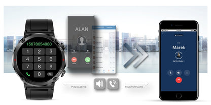 Smartwatch Gravity GT21-6 + Czerwony Pasek Silikonowy – zdjęcie 12