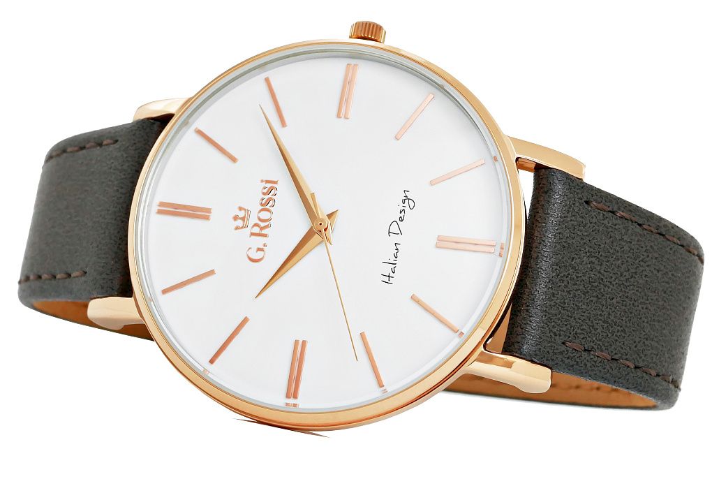Zegarek Męski G.ROSSI 10401A2-3B4 + BOX – zdjęcie 5