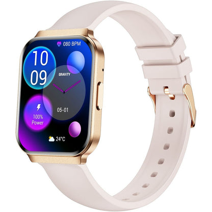 Smartwatch Gravity Różowe Złoto Pasek + Bransoleta GT44-2 – zdjęcie 5