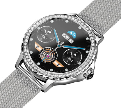 Smartwatch Damski Rubicon RNCF19-1 Silver  Bransoleta + Pasek – zdjęcie 5