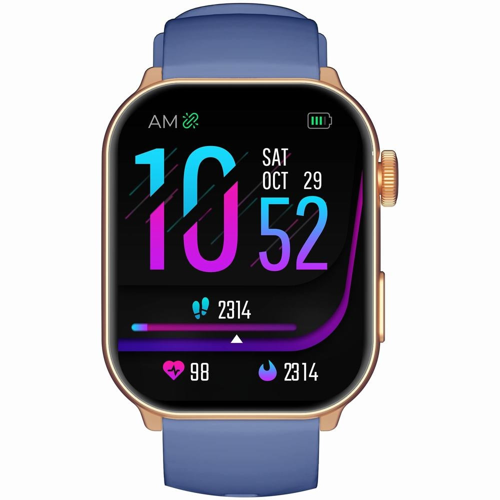 Smartwatch Damski GRAVITY GT28-8 Pasek + Bransoleta Różowe złoto Granatowy – zdjęcie 5