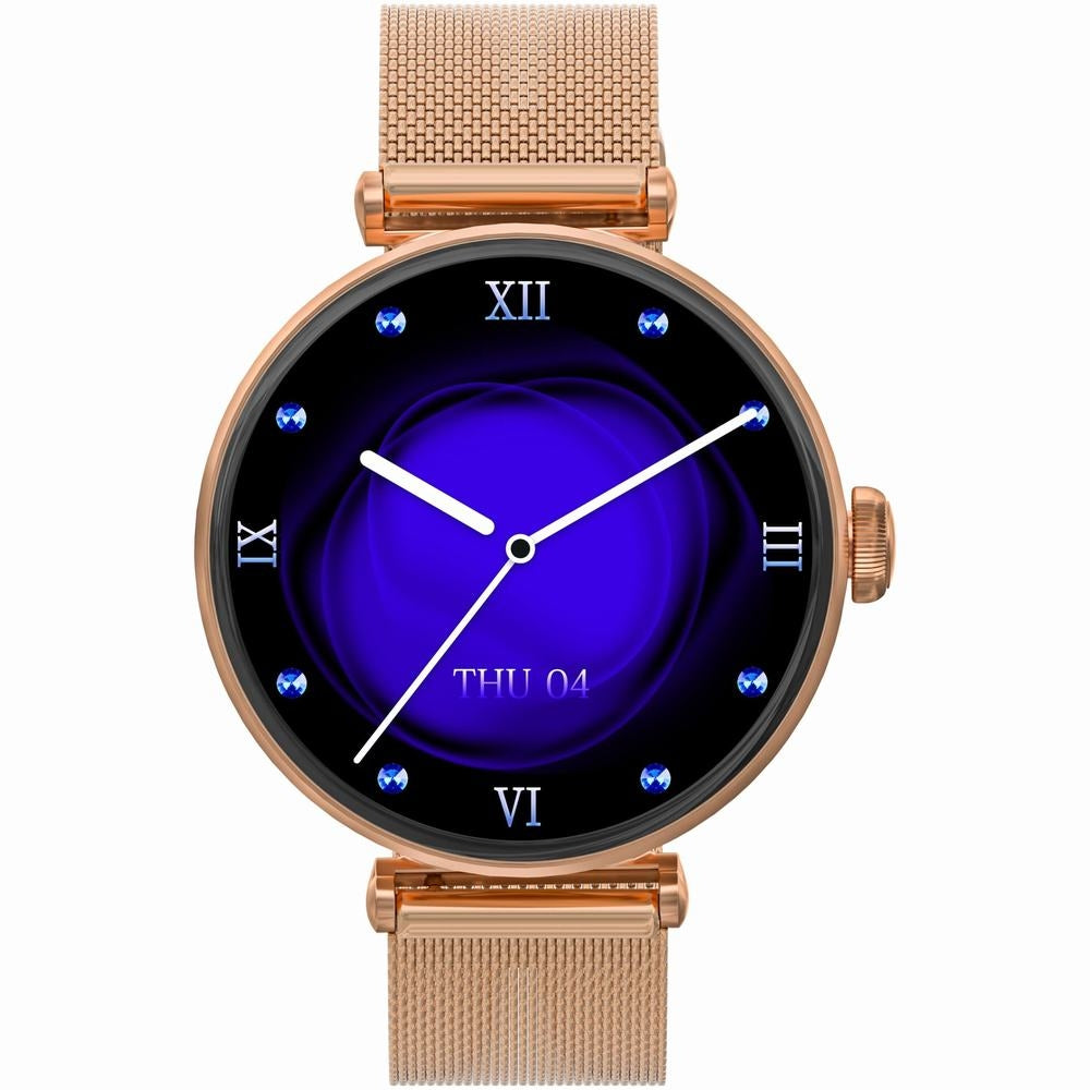 Smartwatch Gravity Różowe Złoto Biały 2 Paski GT26-2 – zdjęcie 5