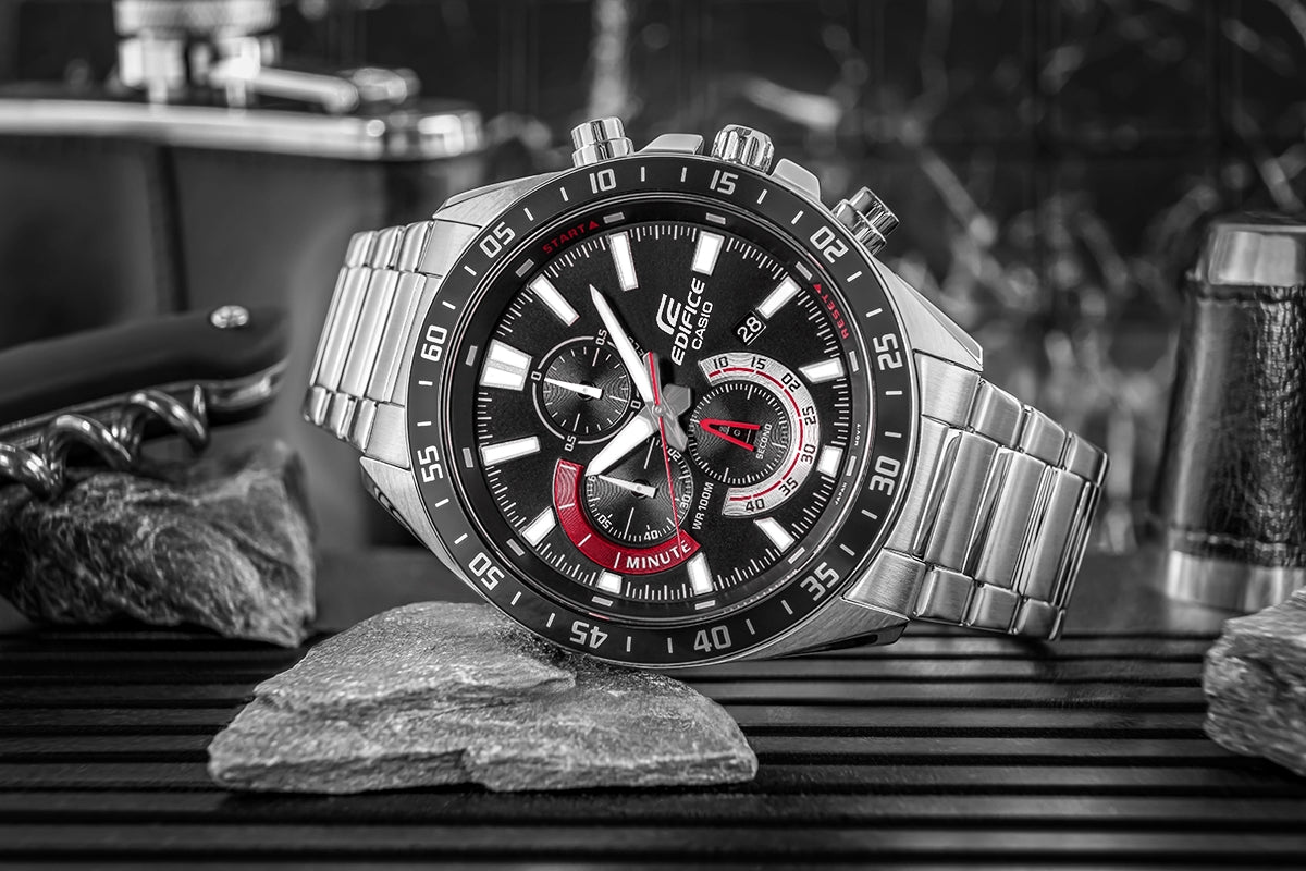 Zegarek Męski CASIO EDIFICE EFV-620D-1A4VUEF + BOX – zdjęcie 5