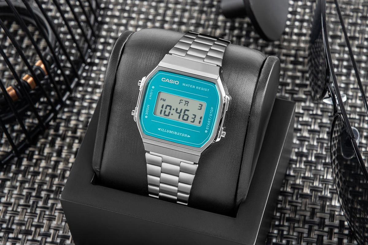 Zegarek Męski CASIO VINTAGE A168WEM-2EF + BOX – zdjęcie 5