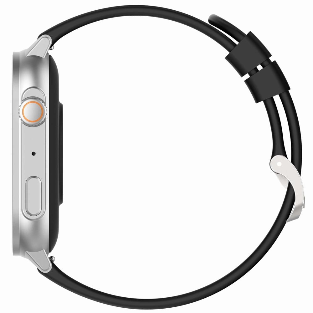 Smartwatch Gravity GT15-9 Czarny Pasek Silikonowy + Srebrna Bransoleta – zdjęcie 5