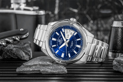 Zegarek Męski CASIO EDIFICE EF-129D-2AVEF + BOX – zdjęcie 5
