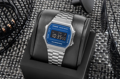 Zegarek Męski CASIO VINTAGE A168WEM-2BEF + BOX – zdjęcie 5