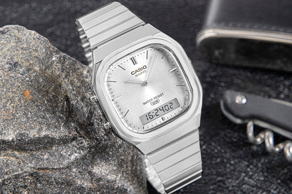Zegarek Męski CASIO VINTAGE AQ-240E-7AEF + BOX – zdjęcie 5