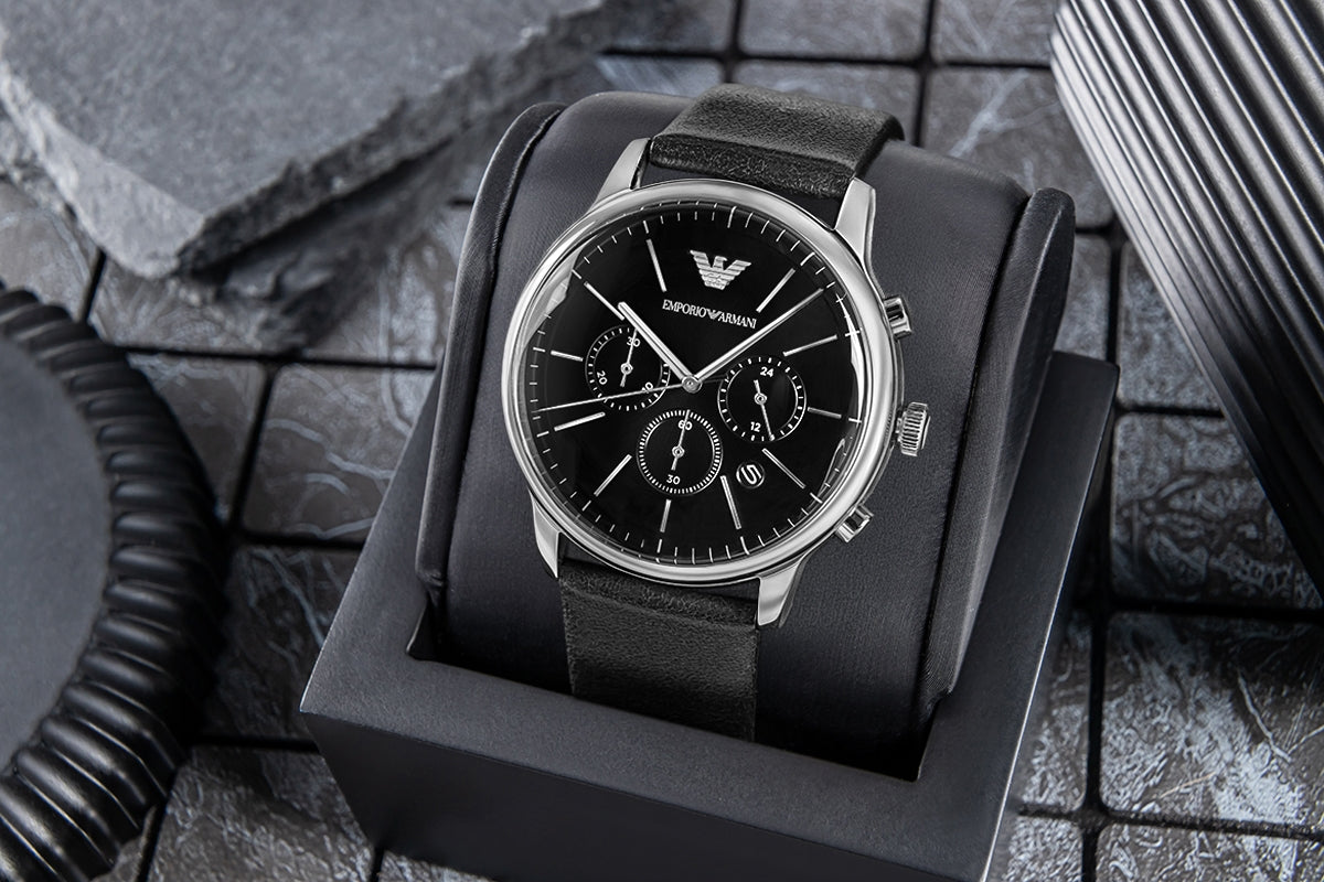 Zegarek Męski EMPORIO ARMANI Minimalist Chronograph AR11774 + BOX – zdjęcie 5
