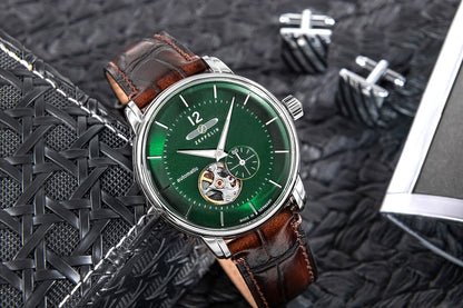 Zegarek Męski ZEPPELIN LZ120 Open Heart Automatic 8166-4 + BOX – zdjęcie 5